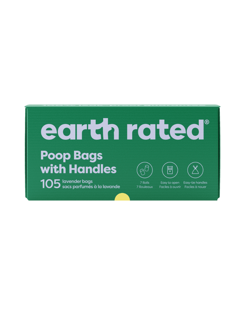 Dog Poop Bags With Handles on a Roll Q2